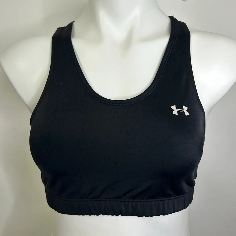 Under Armour Black Racerback Sports Bra EUC sz M